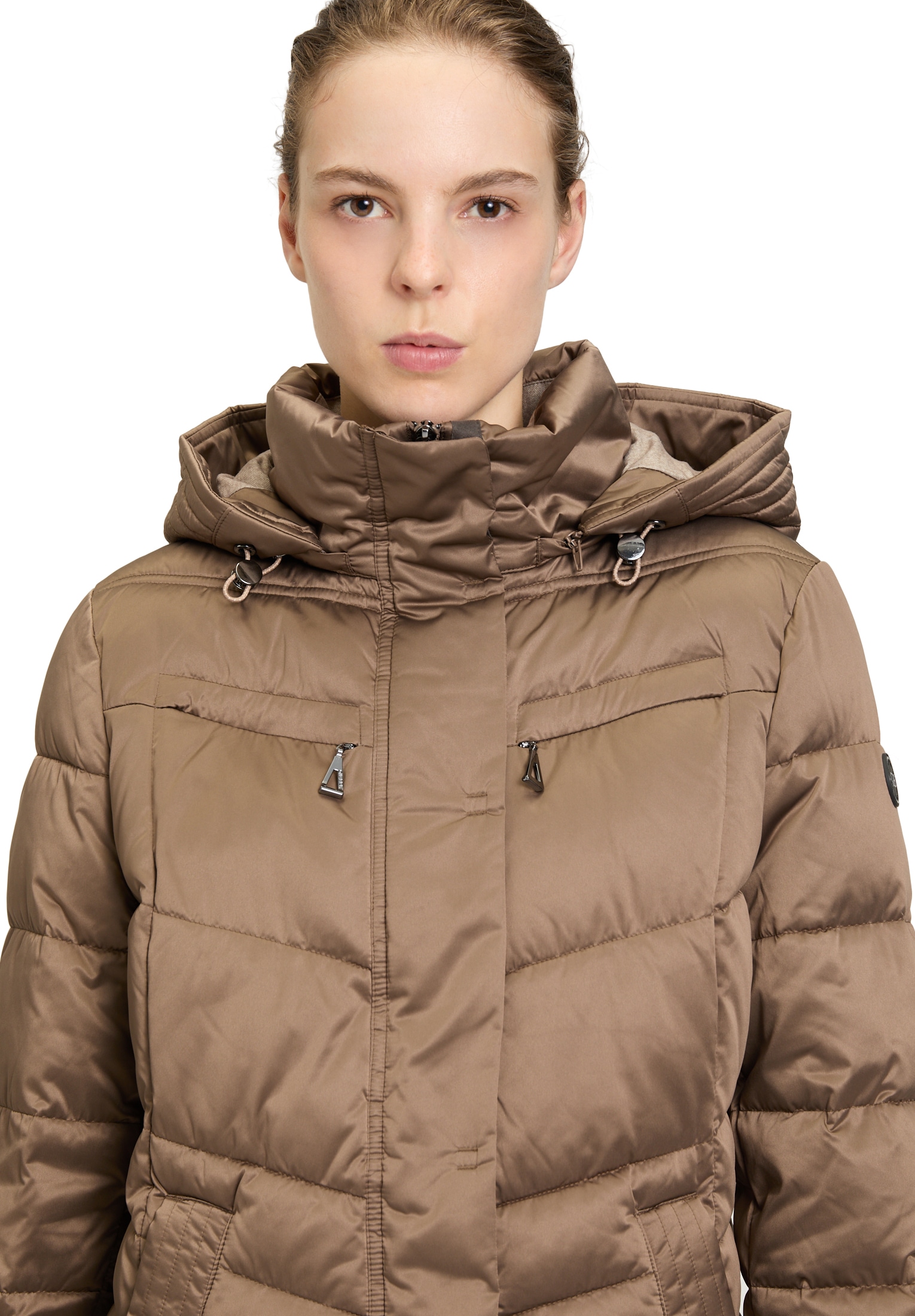 Gil Bret Steppjacke mit Kapuze mit Kapuze und seitlichem Reissverschluss