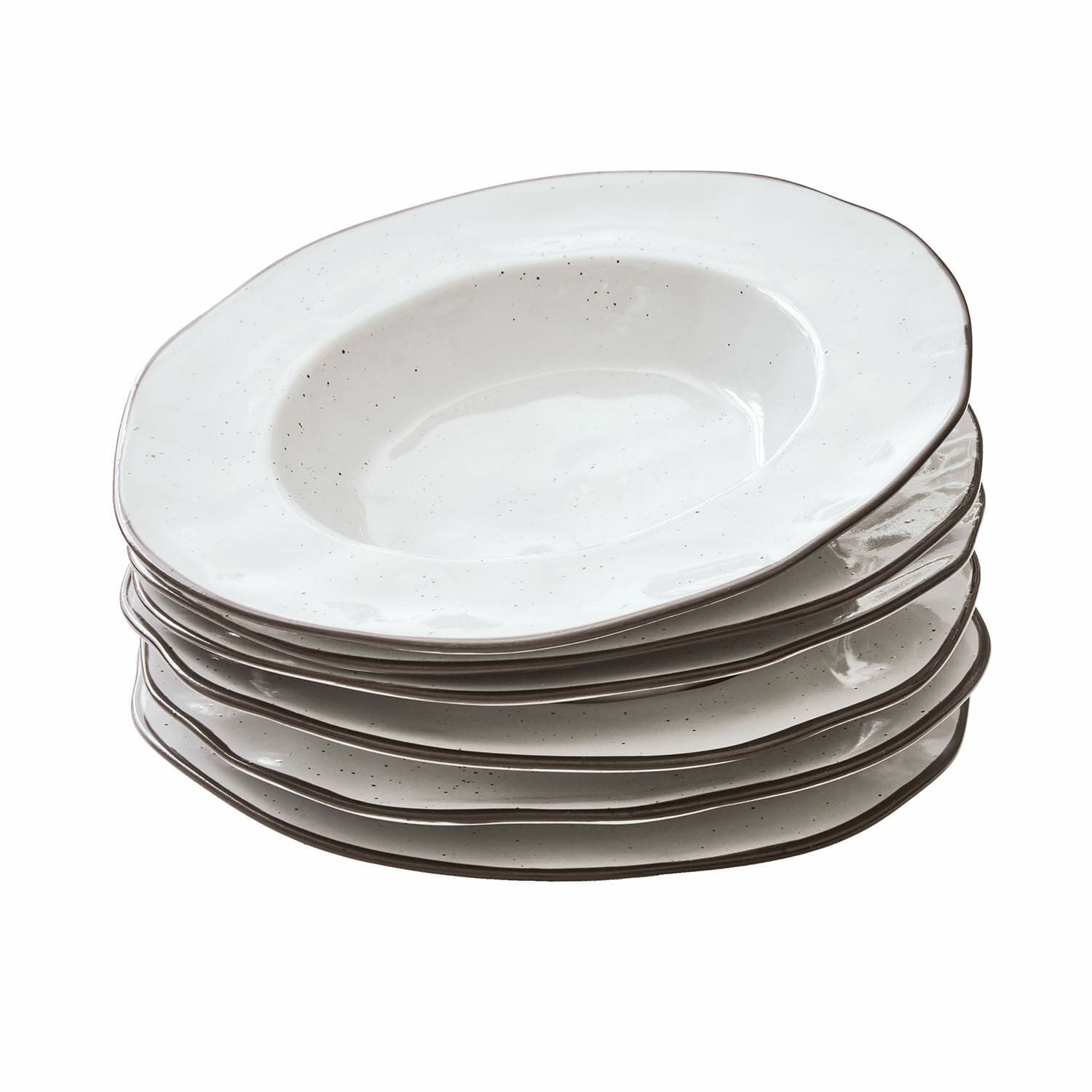 Suppenteller 6er Set Biarré weiß