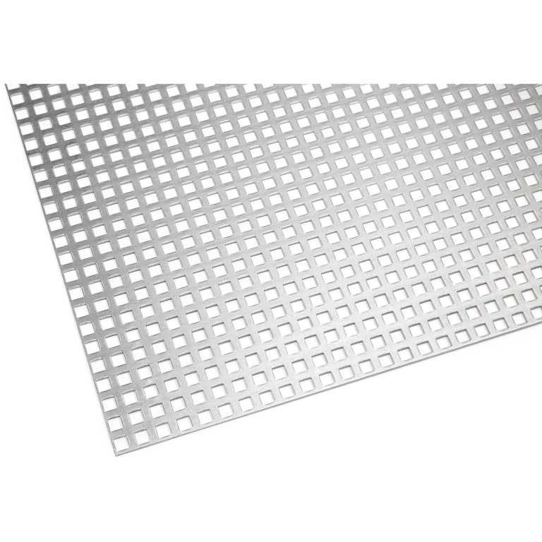 Aluminium Quadratloch, gerade (Zuschnitt möglich)