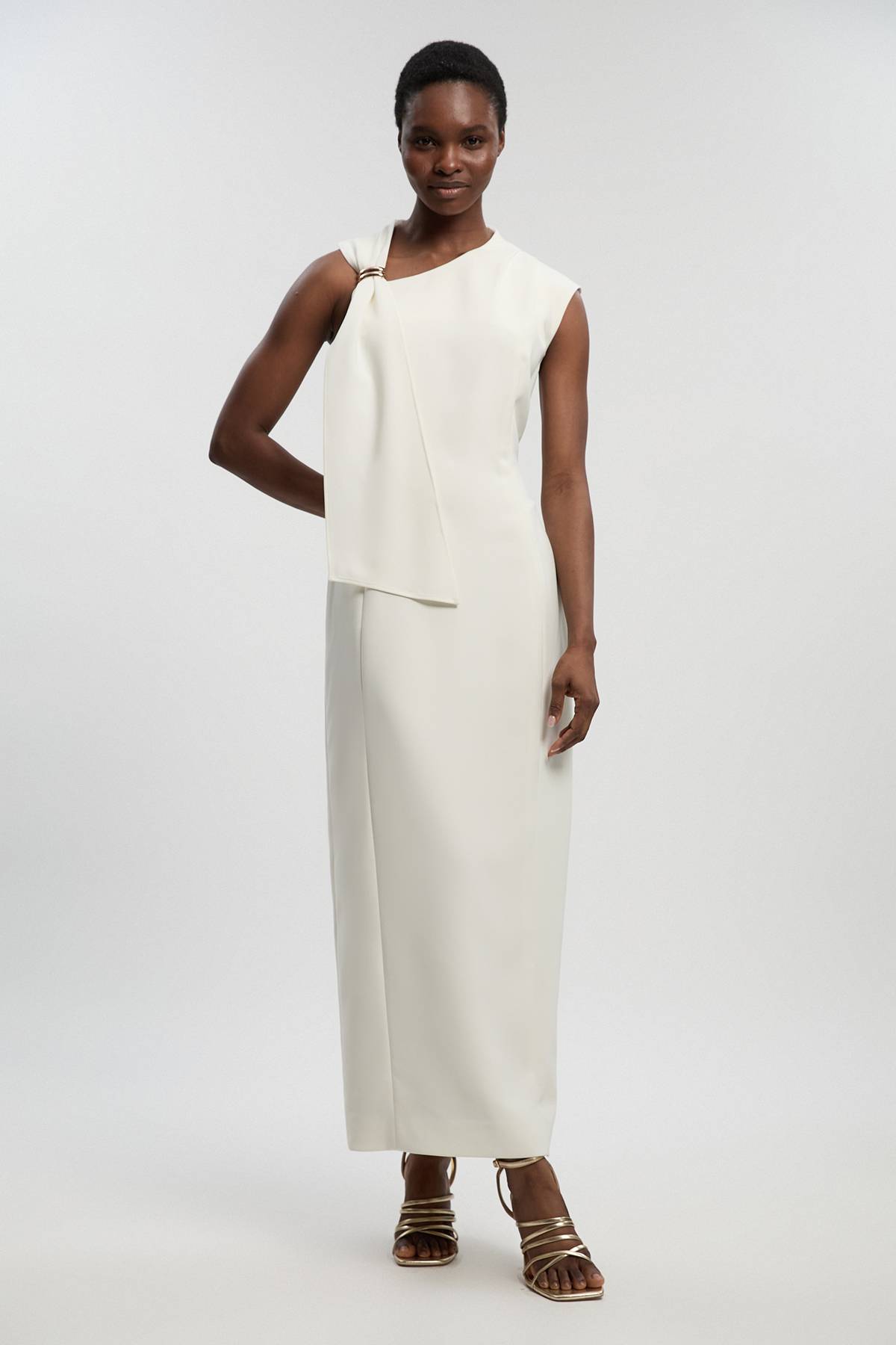 KarenMillen Robe Midi Ajustée À Détails De Finitions Raffinées Pour Petite Taille