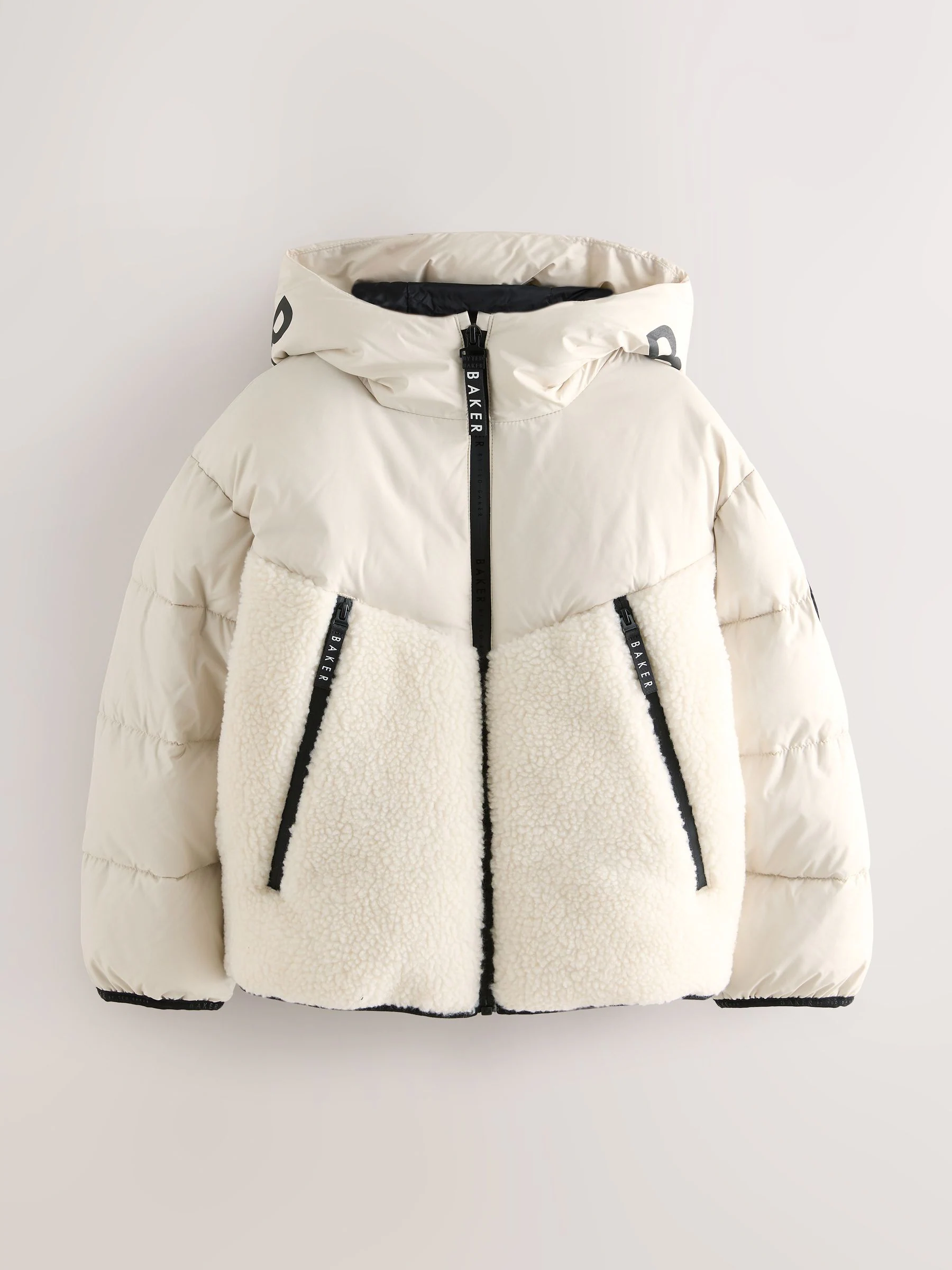 Baker by Ted Baker Neutral Borg Padded Coat