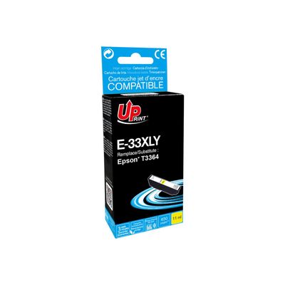 Cartouche compatible Epson 33XL Oranges - jaune - Uprint