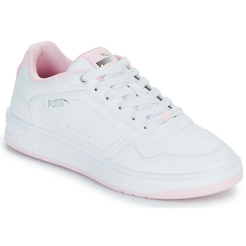 Puma - COURT CLASSIC - Blanc / Rose