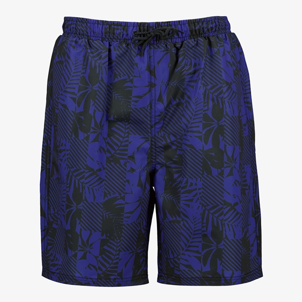 Osaga heren zwemshort met blauwe print