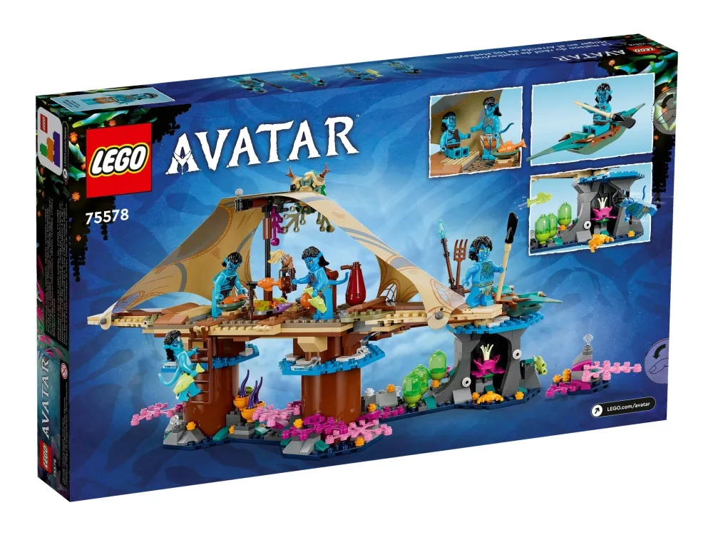 LEGO Avatar 75578 Metkayina-hjem ved revet