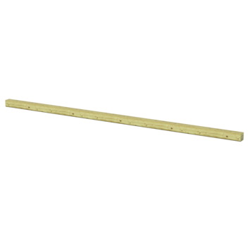 Tuinpaal vierkant grenen ca. 6,8 x 6,8 cm, lengte ca. 240 cm