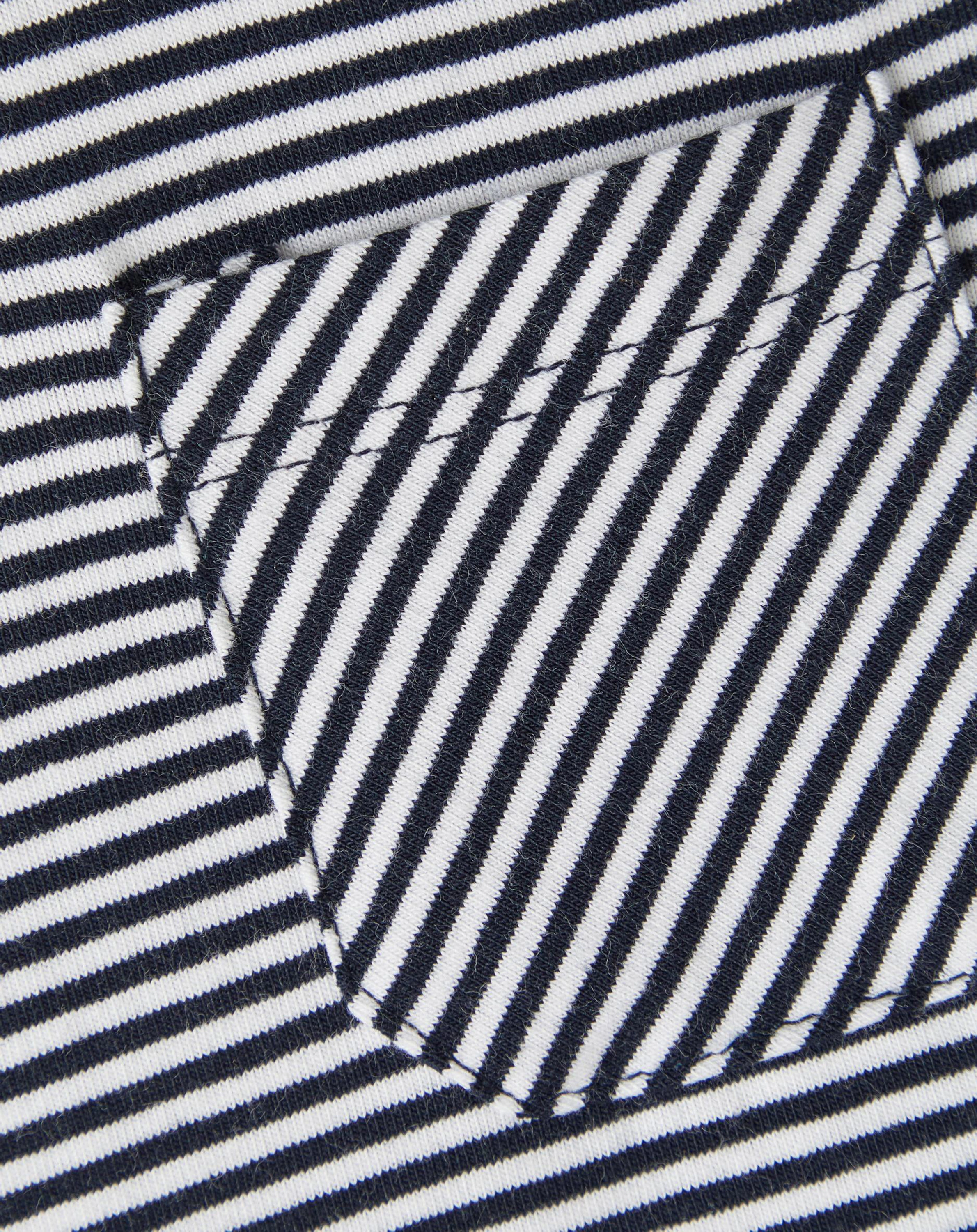 T-Shirt NBMFOAS gestreift in dark sapphire