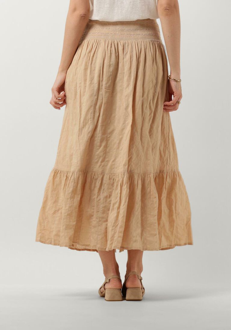 zand ruby tuesday maxirok sali long skirt with smock waistband and full placket