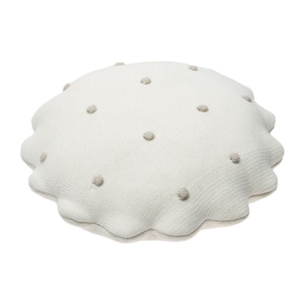 Lorena Canals Biscuit Kussen – Rond – Grijs