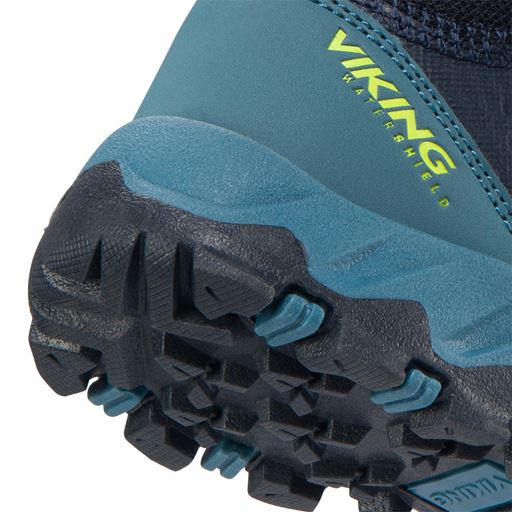 Viking Track Mid Støvler, Navy/Denim, 35