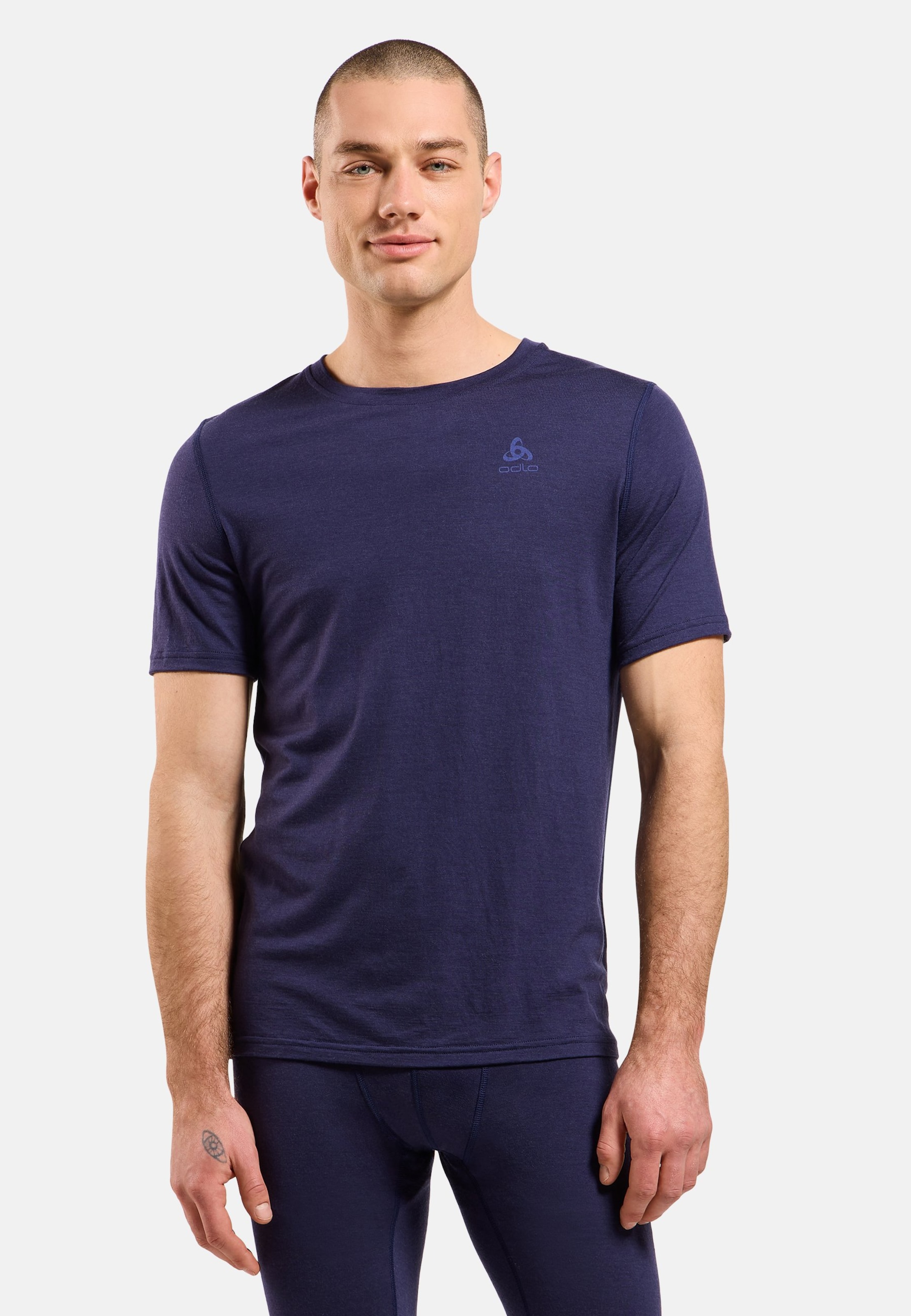 Natural Merino 200 Base Layer T-shirt in eclipse