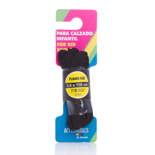 Cadarços prateados