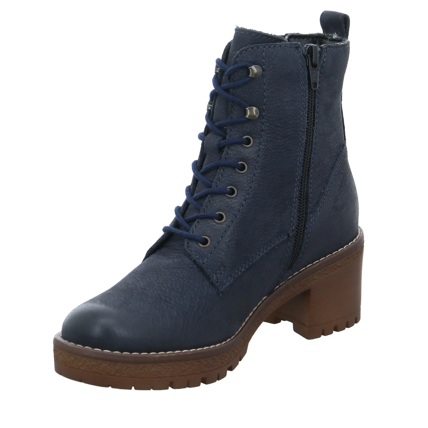 PALADO Stiefelette Blau Leder