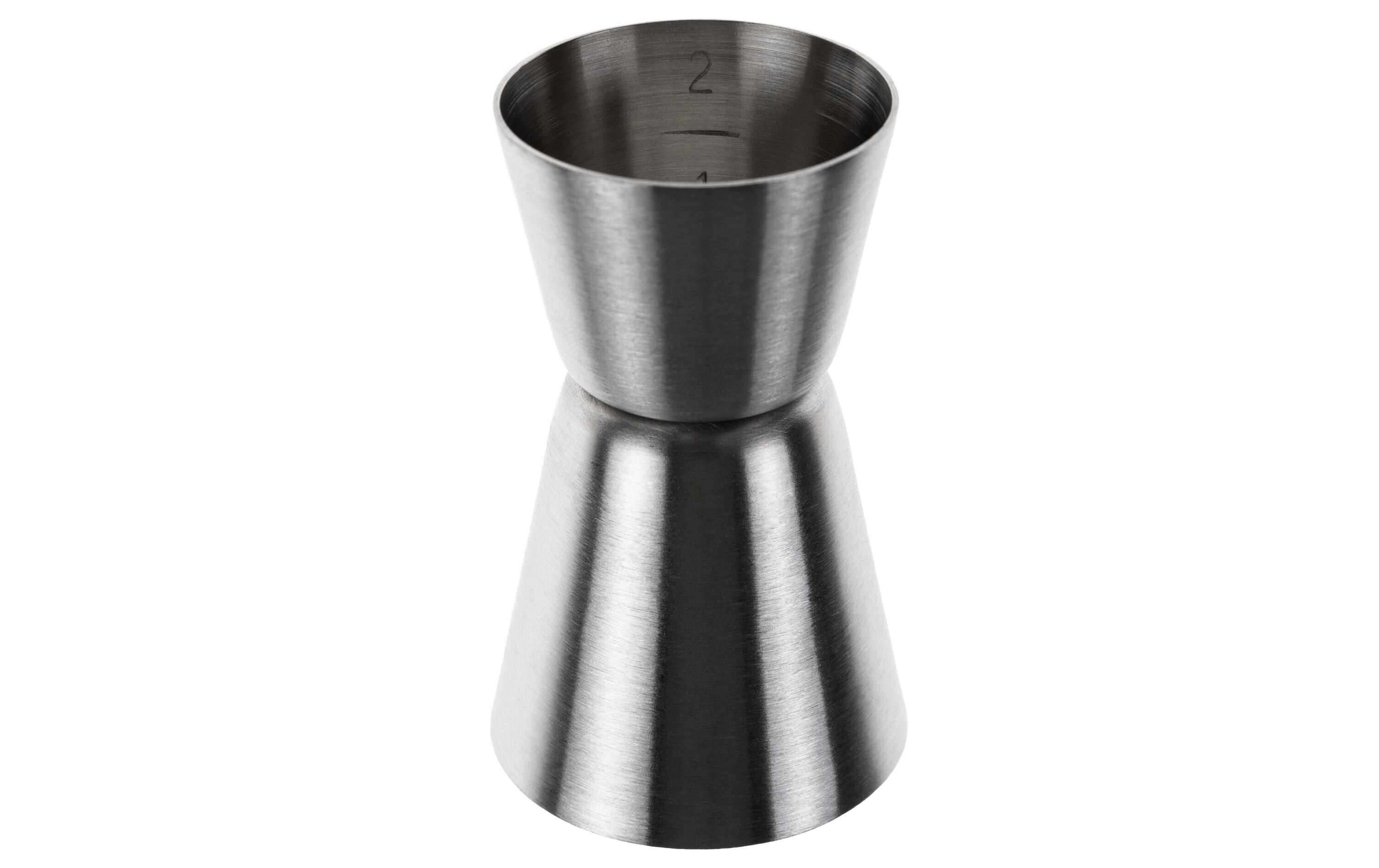 Cocktail-Doppelmass 40/20 ml SilberCocktail-Messbecher