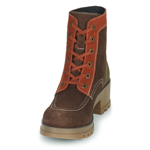 Kickers - KICK HELLO - Marron / Orange