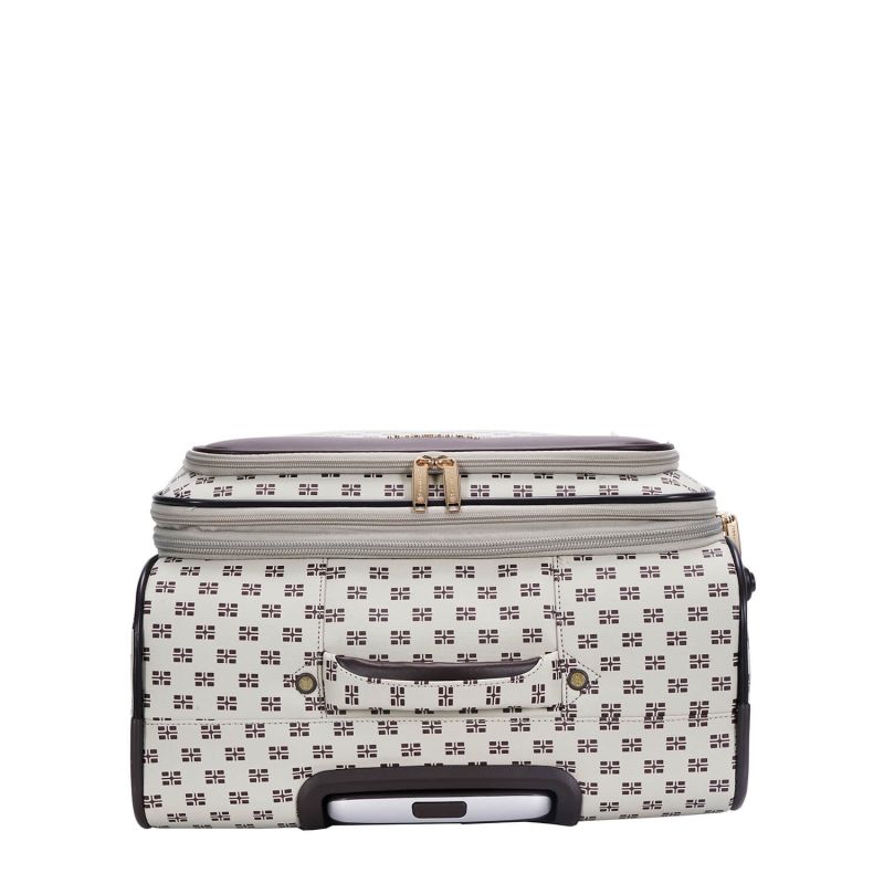 Lot de 3 valises + 1 vanity souples 39204 34, 55, 68 et 79 cm Marron