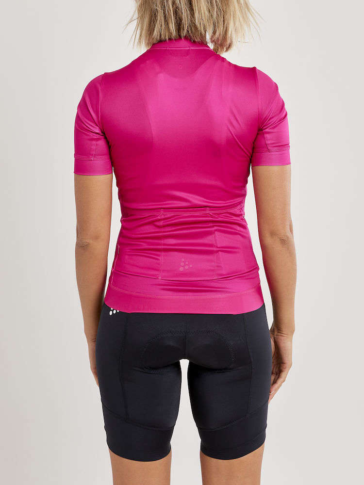 Craft Essence Fietsshirt Korte Mouwen Donkerroze Dames