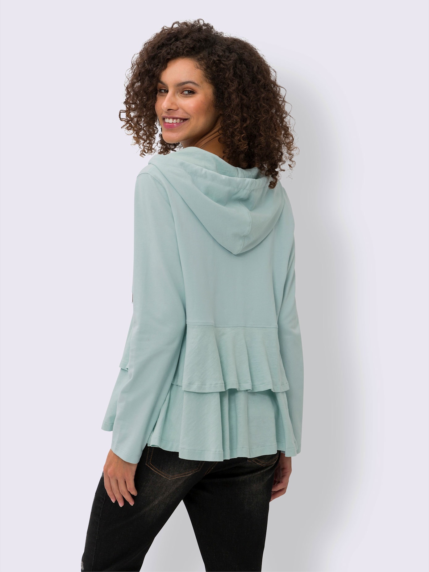 Veste légère volants affinants