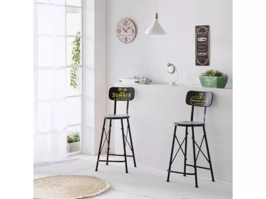 Horloge murale en bois blanc d34x2h