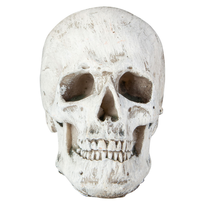 Totenkopf - aus Keramik - ca. 9,5 x 6,5 x 7,5 cm