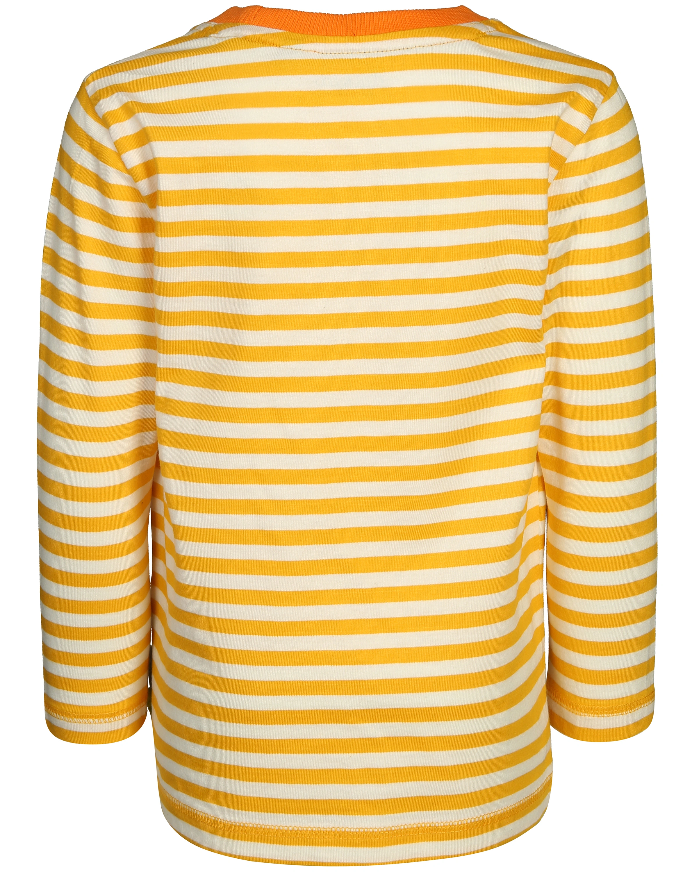 Langarmshirt CONSTRUCTION gestreift in gelb