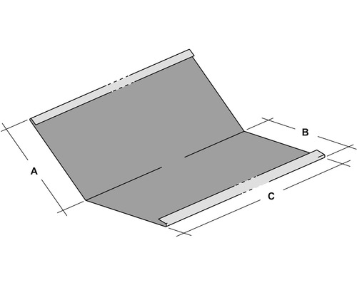 PRECIT aluminium dakbeschot 1000 x 185 x 185 mm