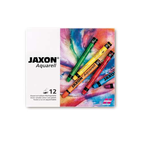 JAXON® Aquarell wasservermalbare Wachspastelle