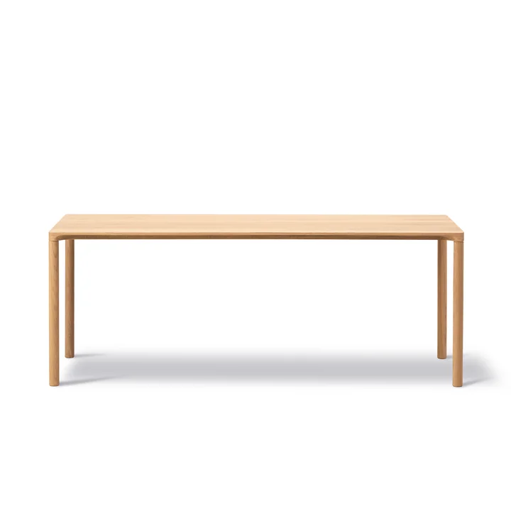 Fredericia - Piloti Sofatisch, 39 x 120 cm H 41 cm, Eiche hell geölt