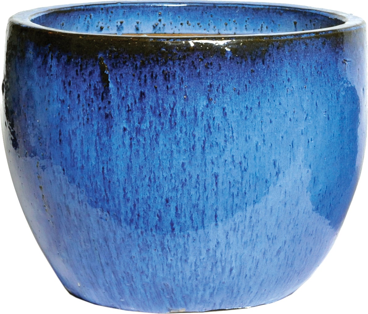 Mega Collections bloempot blauw D 30 H 26 cm