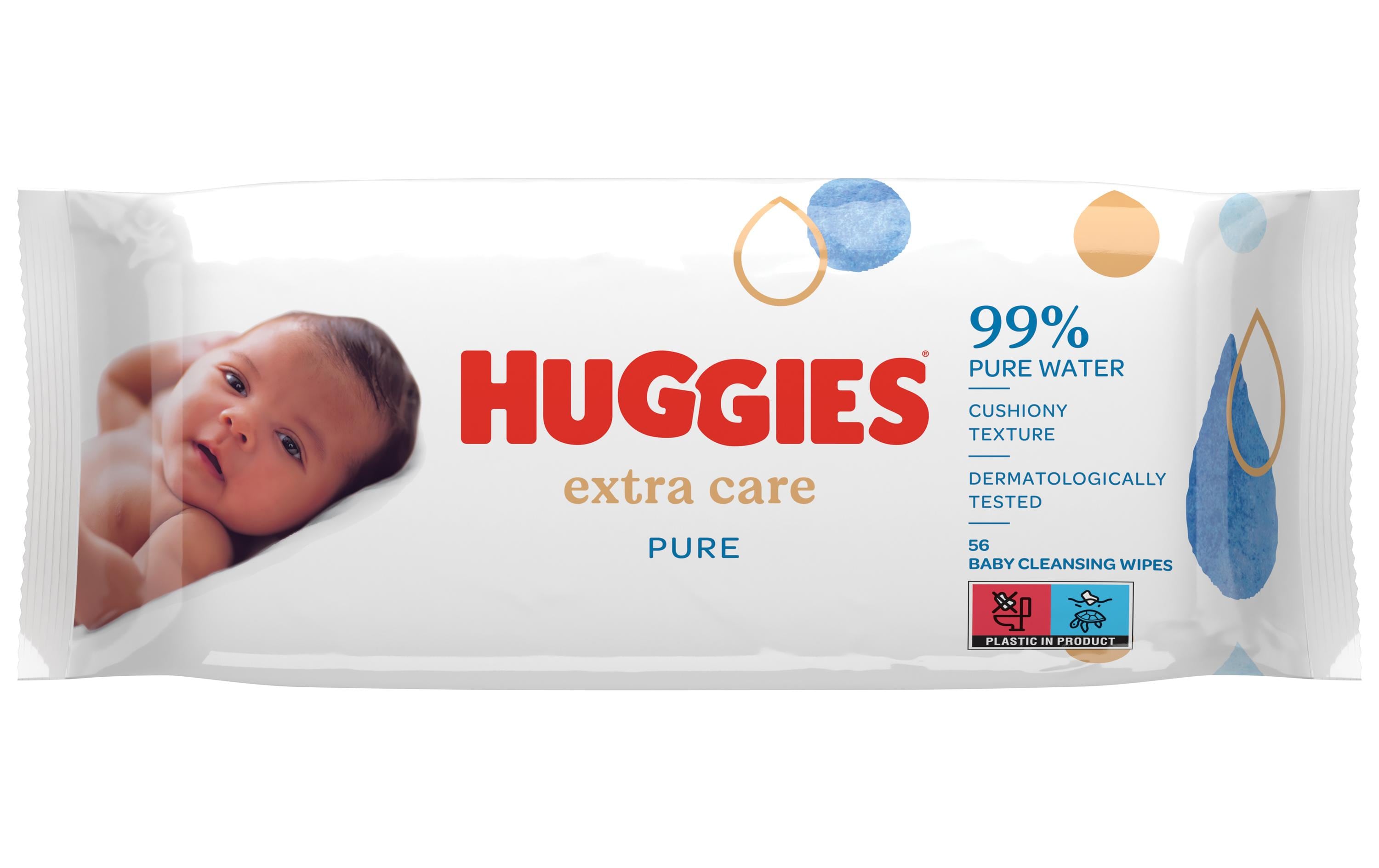 Feuchttücher Pure Extra Care Einzelpackung 56 Stk.Huggies Feuchttücher Pure Extra Care Einzelpackung, 56 Stück