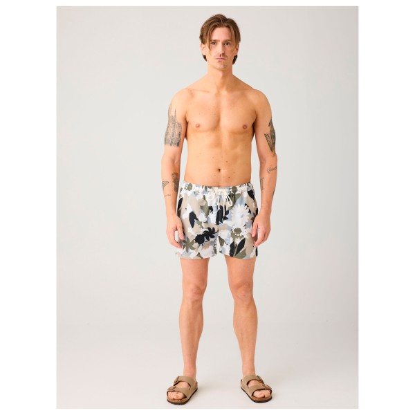 KnowledgeCotton Apparel - Stretch Nature AOP Swimshorts - Short de bain