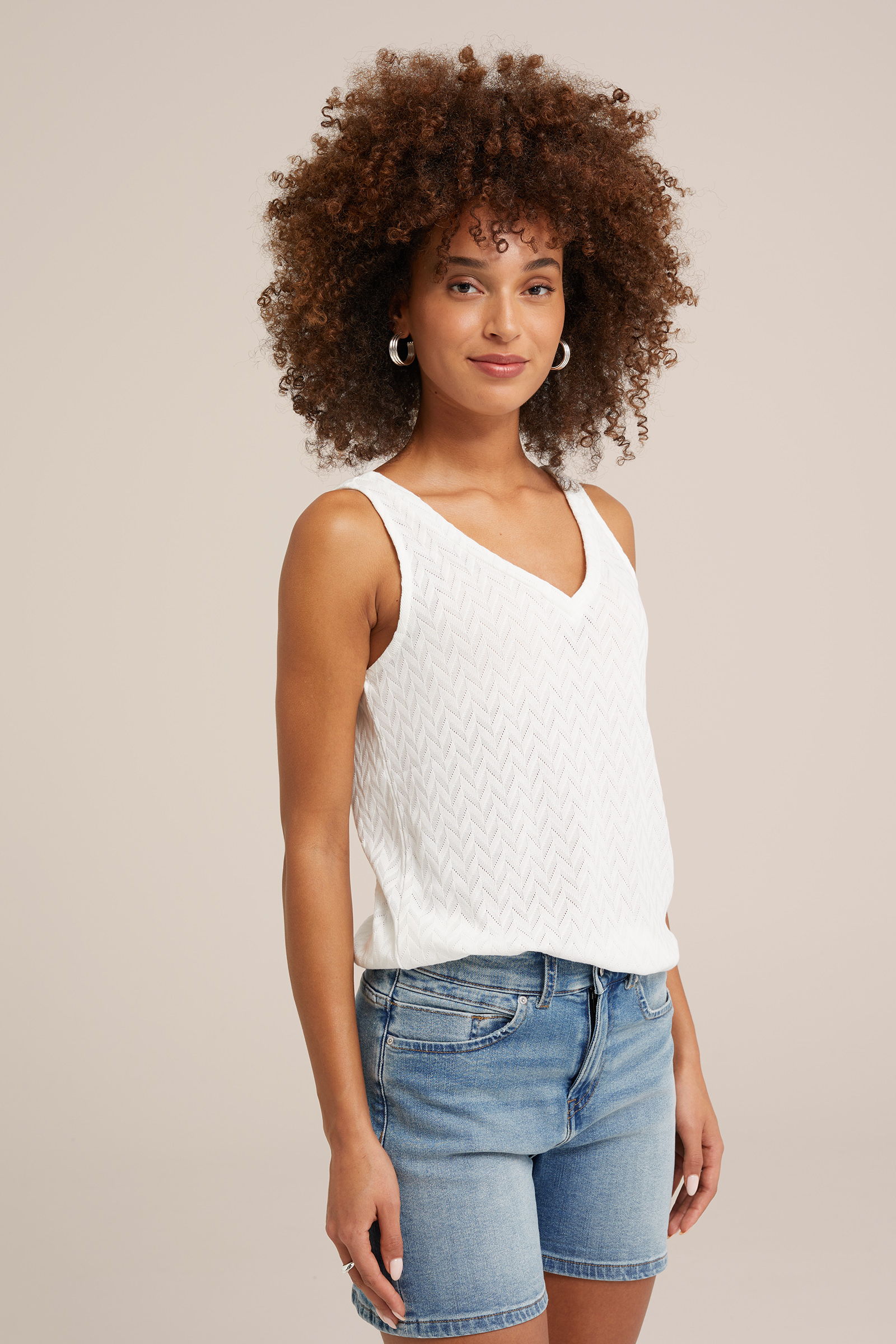 singlet met dessin WE Fashion Wit