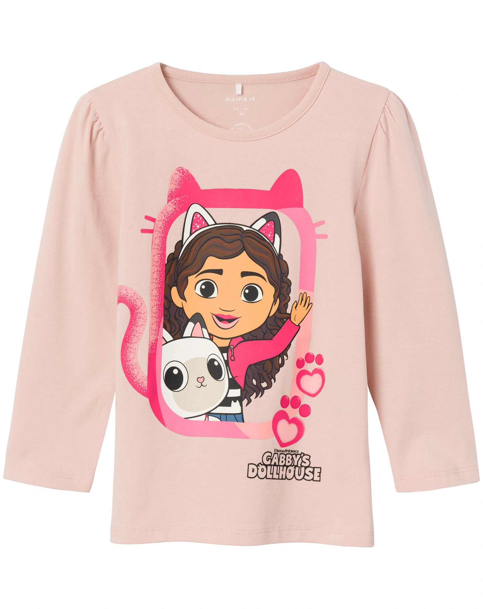 Langarmshirt NMFNESSIE GABBY in sepia rose