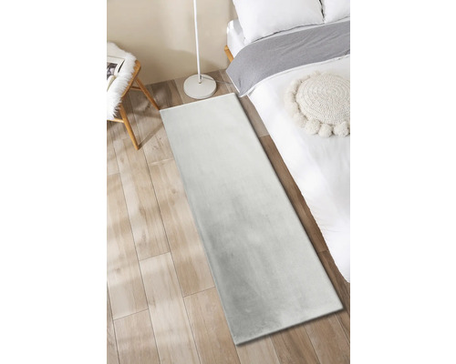 Romance grijs zilveren loper 50x150 cm