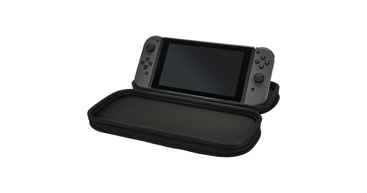 PowerASlim Case for Nintendo Switch - OLED Model, Nintendo Switch or Nintendo Switch Lite – Charcoal tas  (Antraciet)
