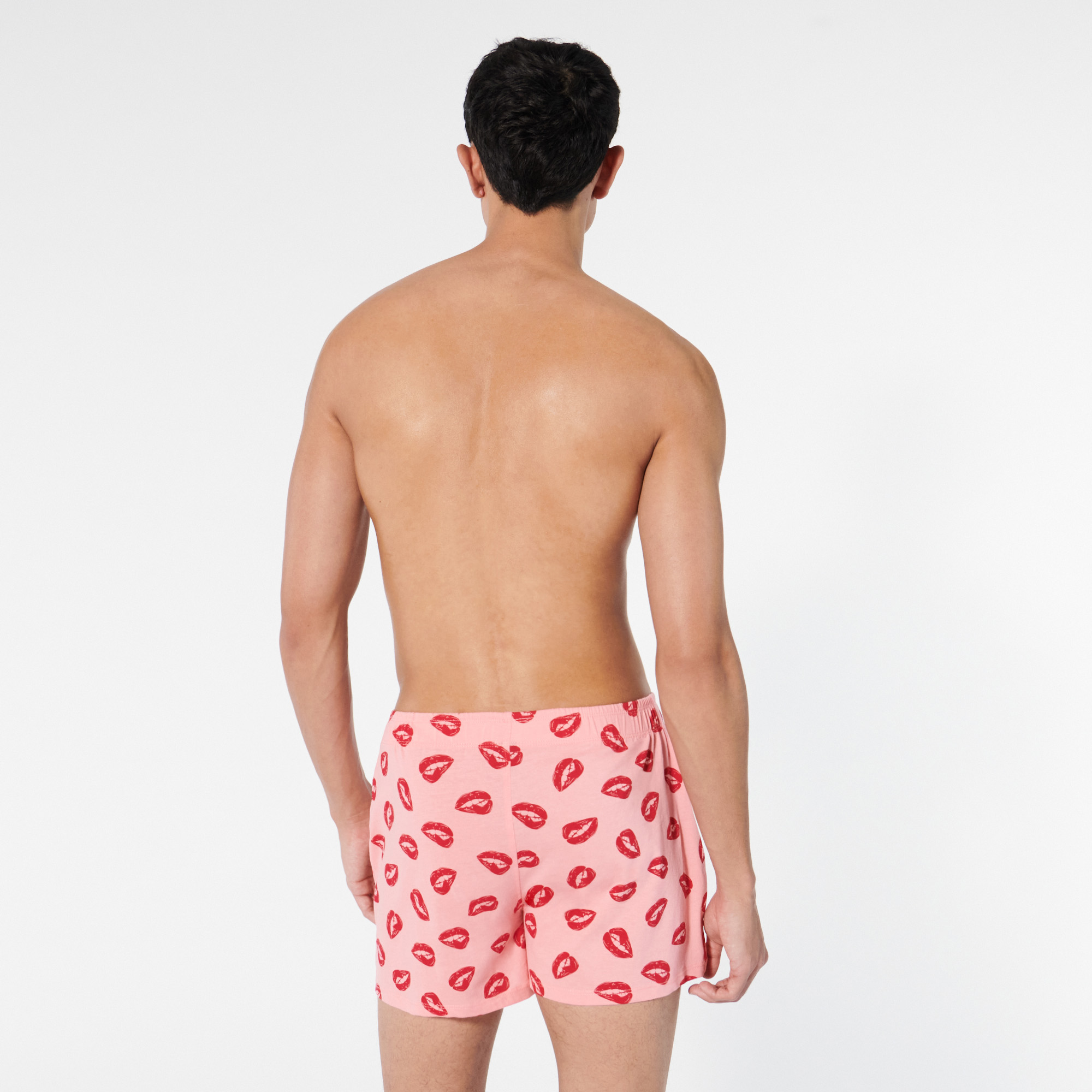Lot de 2 caleçons à motifs en coton