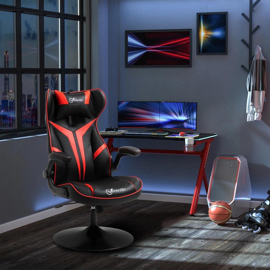 Vinsetto Gaming Stuhl ergonomisch schwarzrot