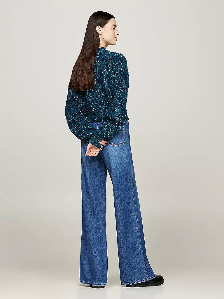 TOMMY JEANS Pullover petrol