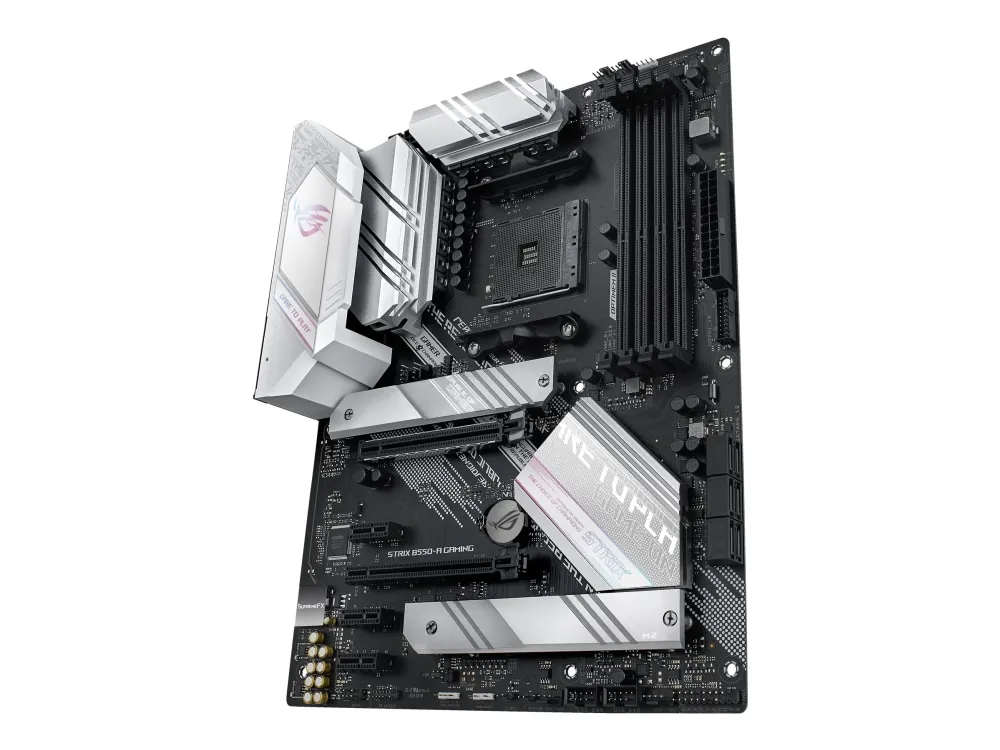 ASUS ROG STRIX B550-A GAMING - Bundkort - ATX - Socket AM4 - AMD B550 Chipset - USB-C Gen2, USB 3.2 Gen 1, USB 3.2 Gen 2 - 2.5 Gigabit LAN - onboard grafik (CPU påkrævet) - HD Audio (8-kanaler)