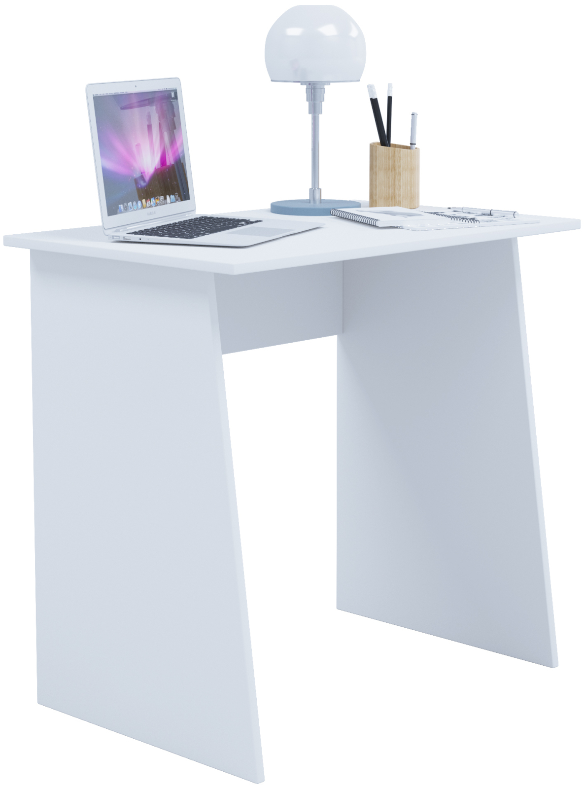 Schreibtisch MASOLA MINI - weiß - 80 cm