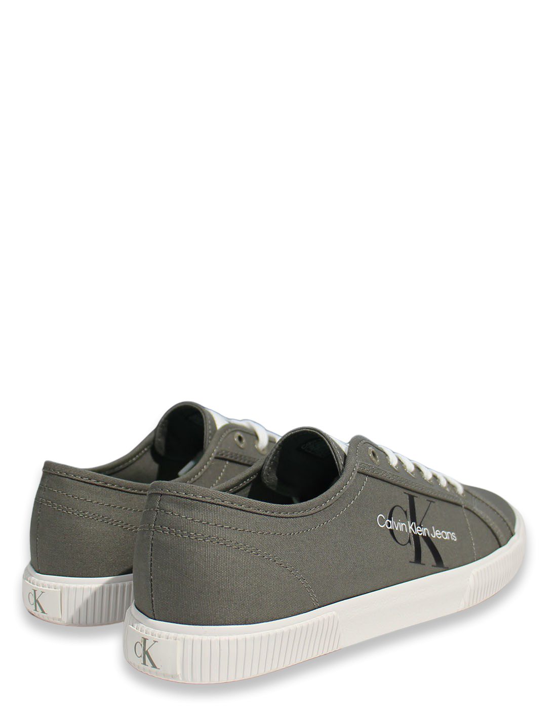 calvin klein Baskets de ville homme ess vulcanized low toile olive