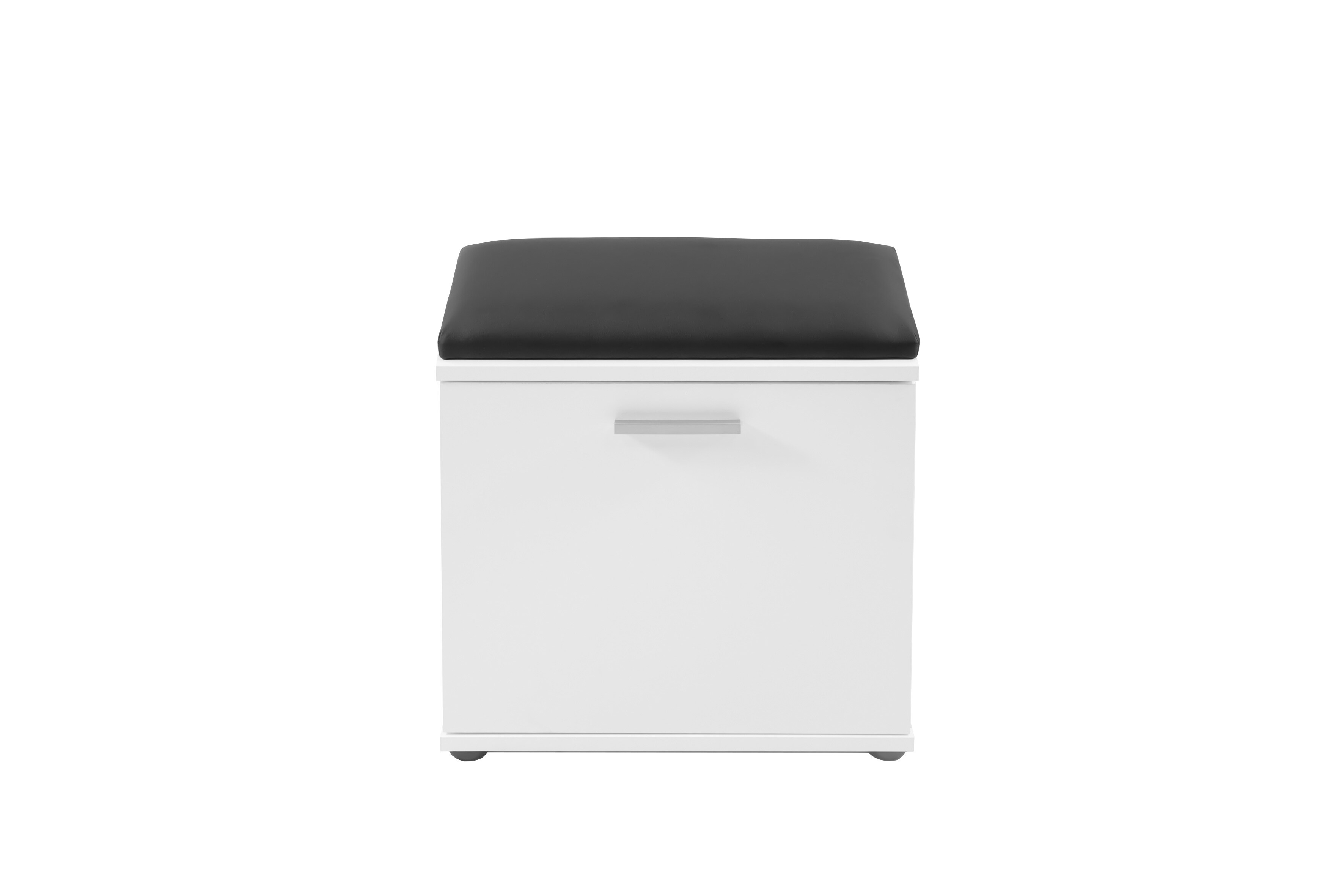 byLIVING Sitzbank JAKOB, Breite 48,5 cm, weiß/schwarz, Sitzkissen