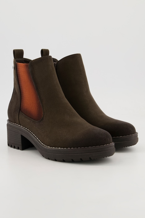Chelseaboots, Jana Shoes, Lederoptik, recycelt, Weite H