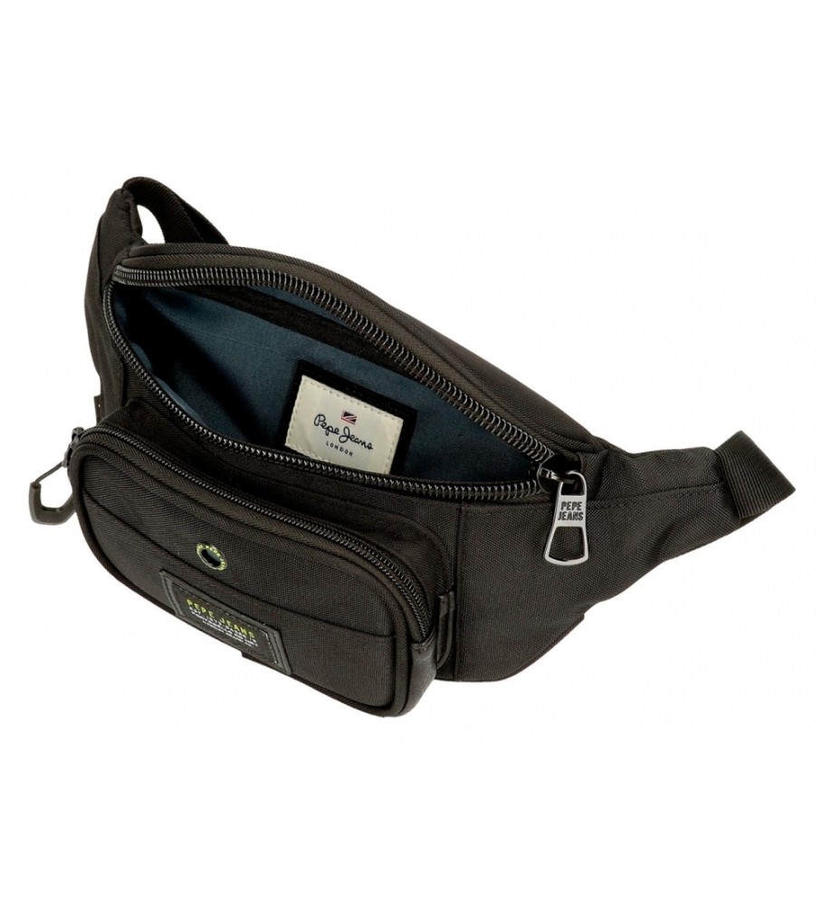 pochete preta Leighton da Pepe Jeans