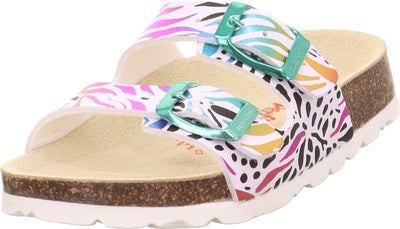 Superfit Fussbett Slippers, Hvit/Multi