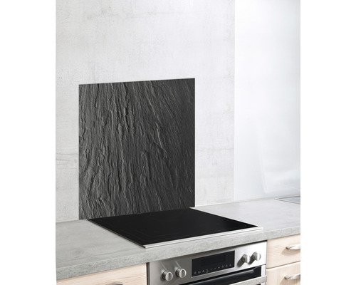 Wenko leisteen glazen achterwand 60 x 70 cm