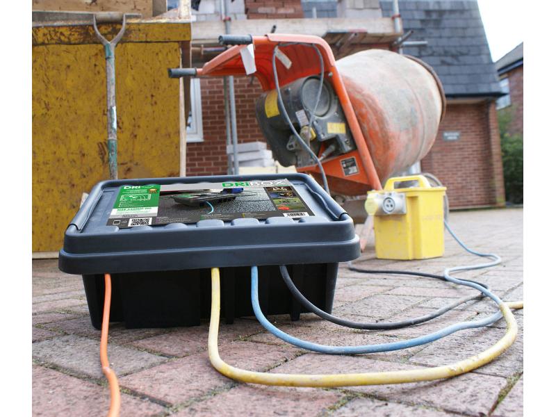 DRiBox Kabelbox 230 x 330 x 140 mm Schutz für Stromanschlüsse, schwarz