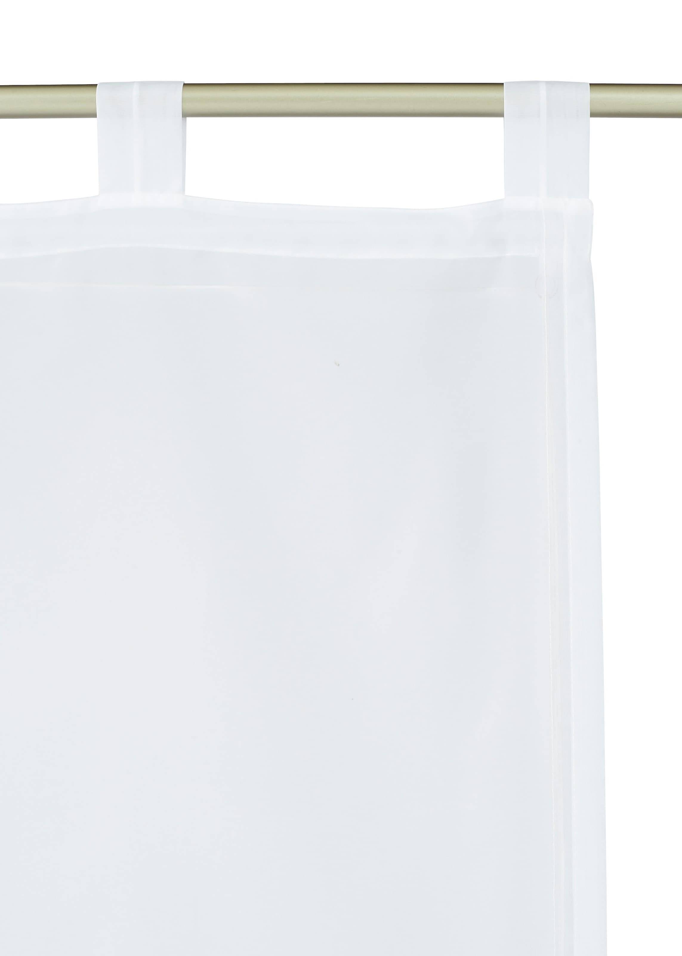 my home Raffrollo »Camposa« mit Schlaufen Transparent, Voile, Polyester
