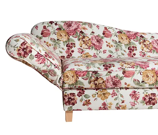 Recamiere »Saturn« mit Stauraum, links, floral