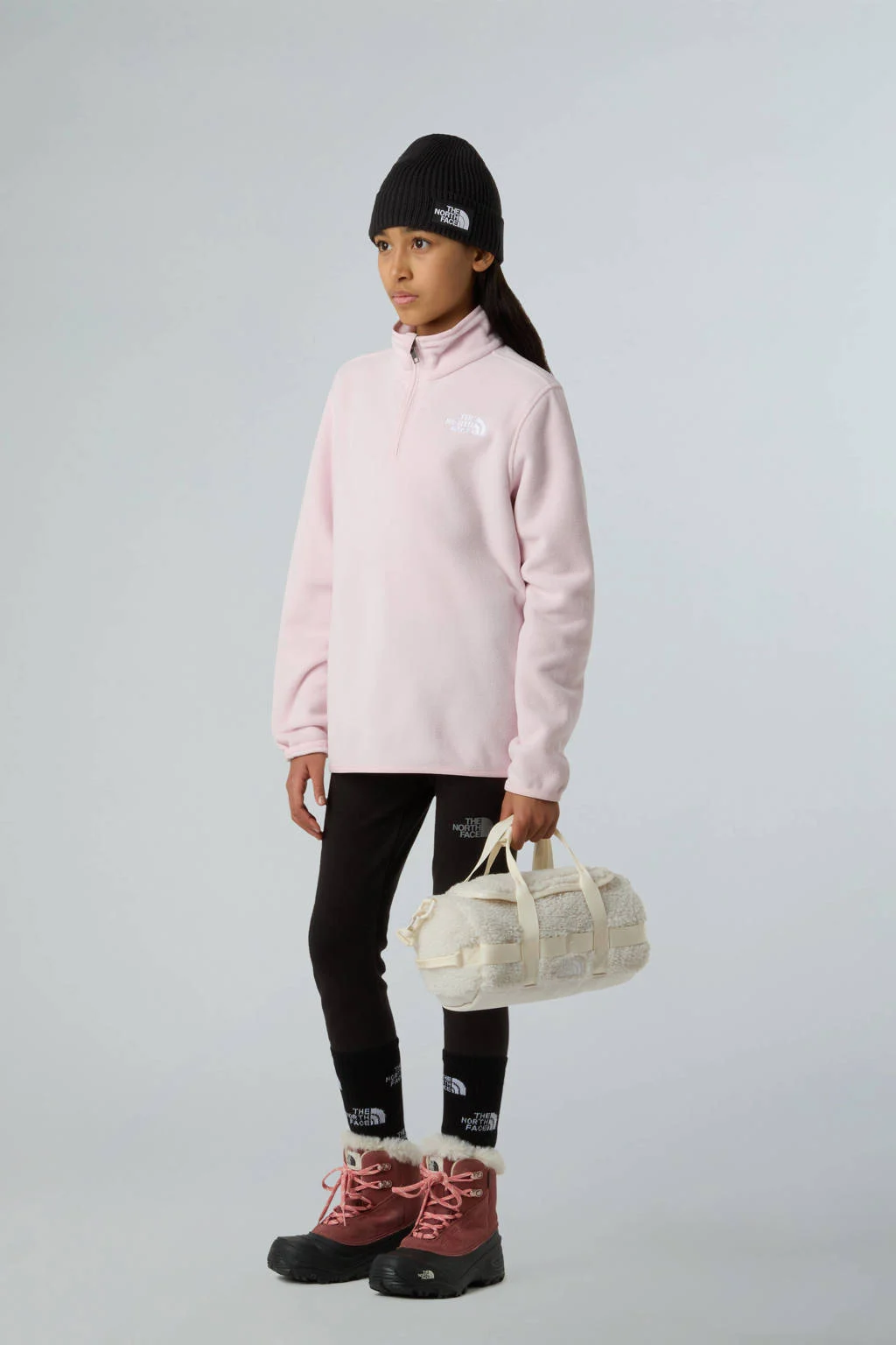 The North Face fleece sweater Glacier lichtroze
